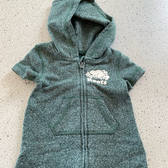 Hunter green roots romper 3-6 mths - Picture 1 of 1